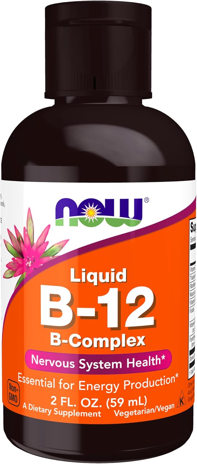 NOW Foods Vitamin B-12 Complex Liquid, 237 mL