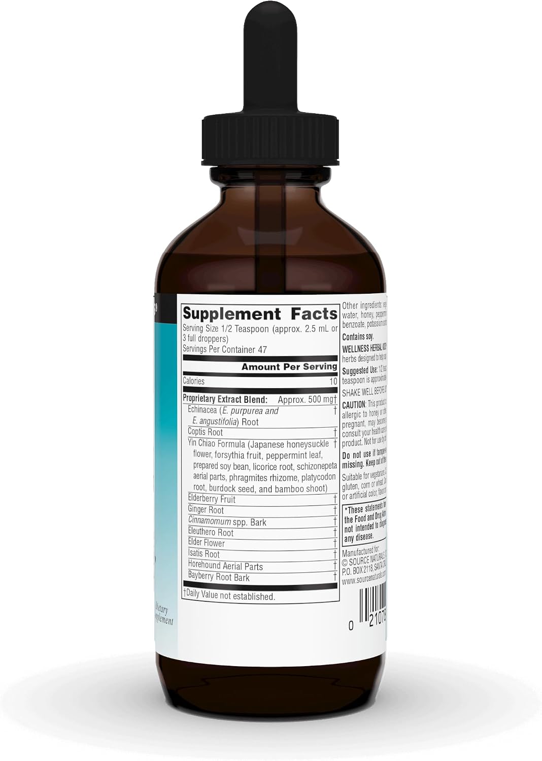 Source Naturals Wellness Herbal Kids Liquid Formula - Immune Support, 118 mL