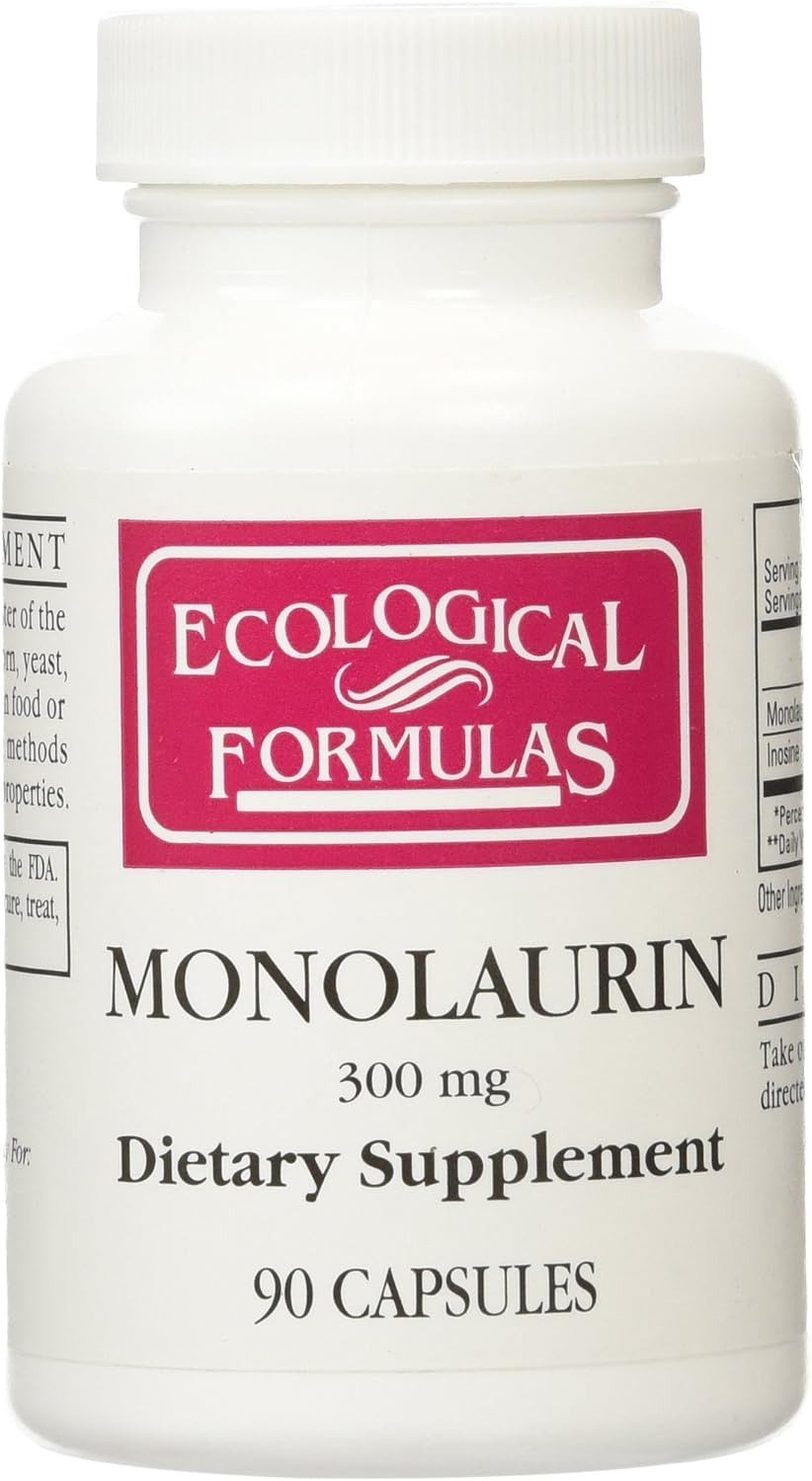 Monolaurin 300 mg, 90 Capsules