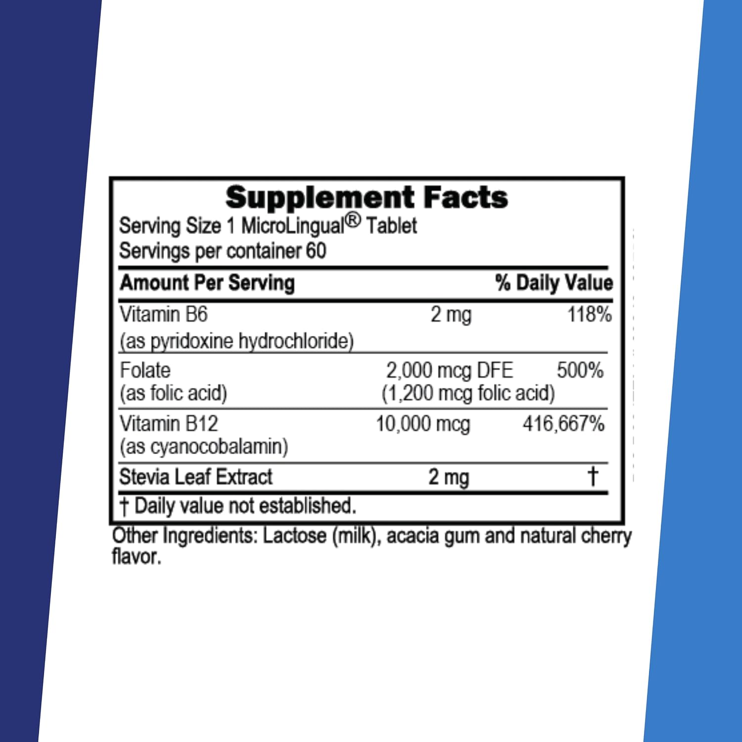 Superior Source No Shot Vitamin B-12 10,000 mcg with B-6 and Folic Acid, 60 Sublingual Tablets