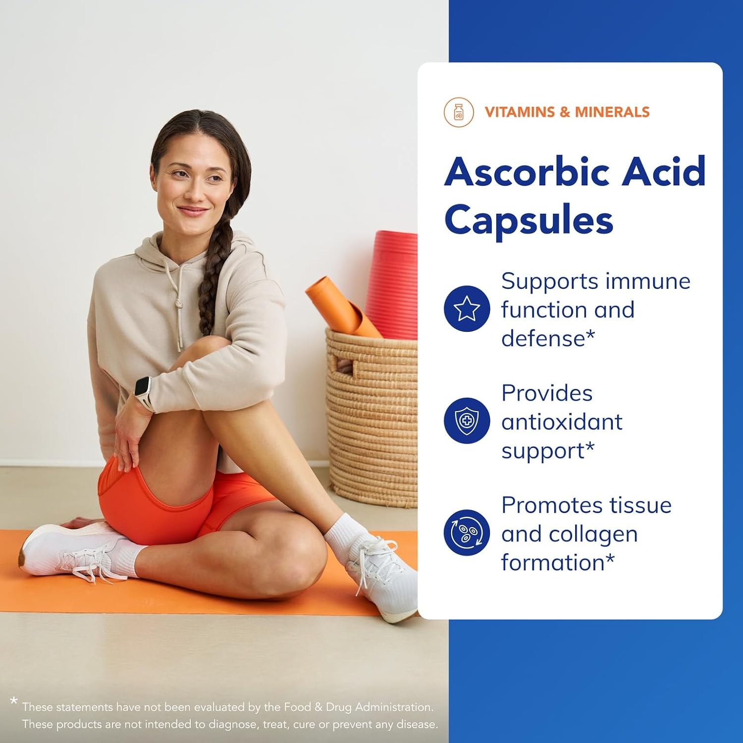 Pure Encapsulations Ascorbic Acid Capsules – 1,000 mg Vitamin C – Antioxidant & Immune Support – Vegan & Non-GMO – 90 Capsules