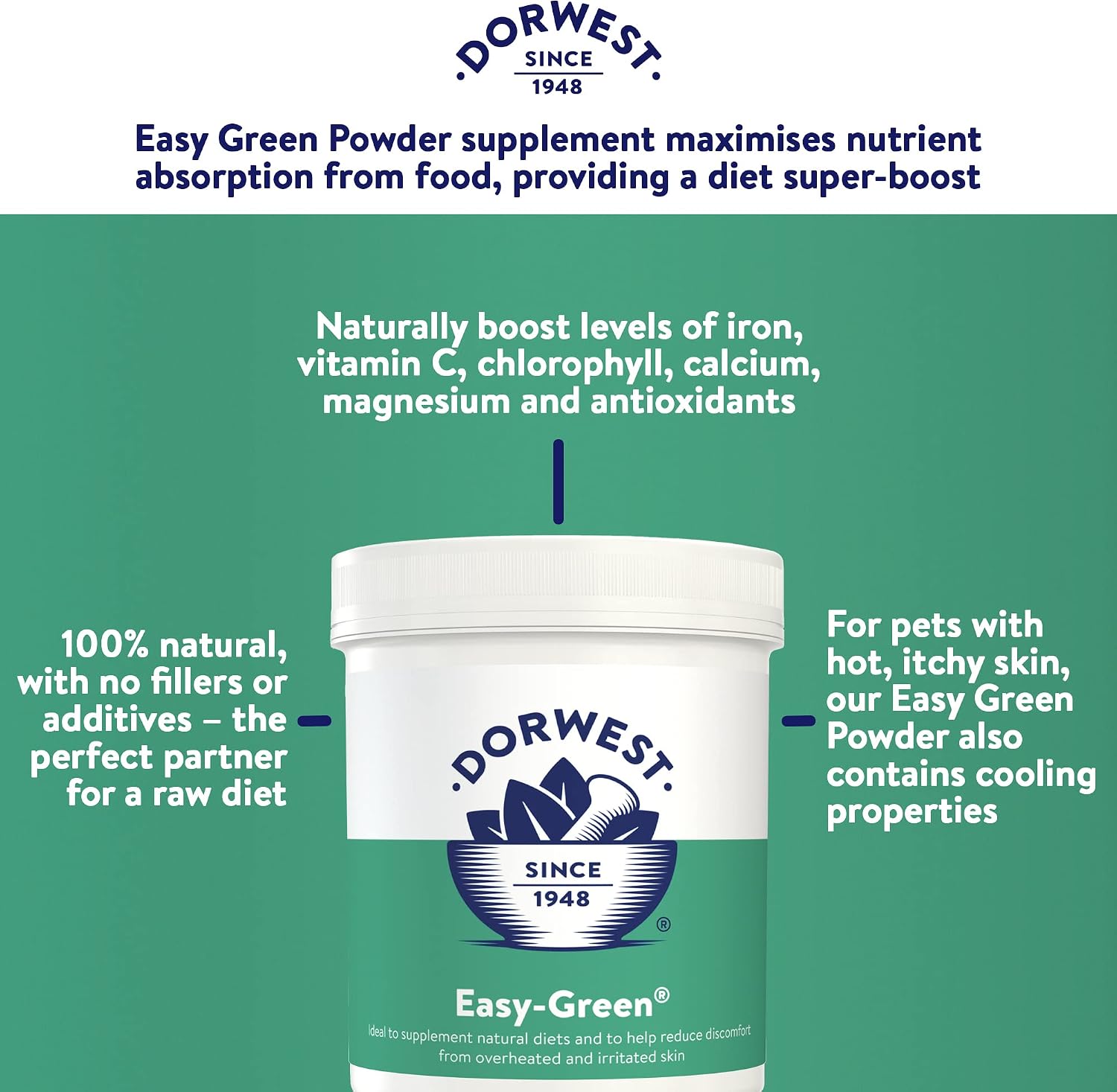 Easy Green Powder for Dogs and Cats (250 g)