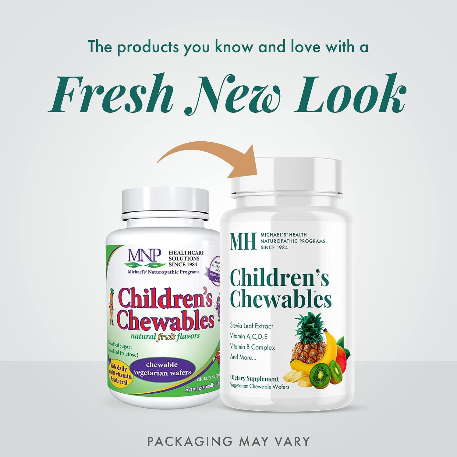Michael's Health Children’s Chewables - 60 Vegetarian Wafers - Fruit Punch Flavour - Multivitamin & Mineral Supplement