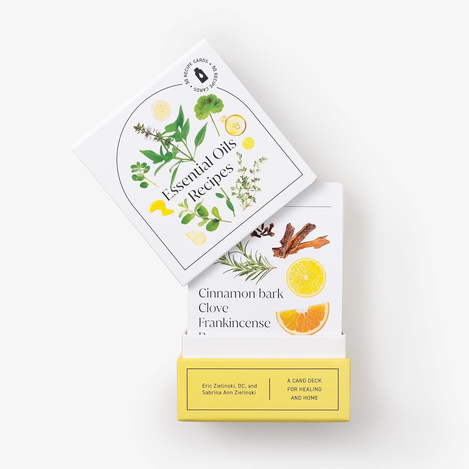 Essential Oils Recipes: A 52-Card Deck for Healing and Home: 50 Recipes