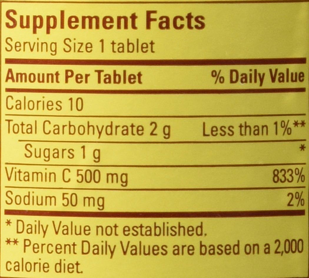Nature Made Vitamin C 500 mg, 250 Caplets
