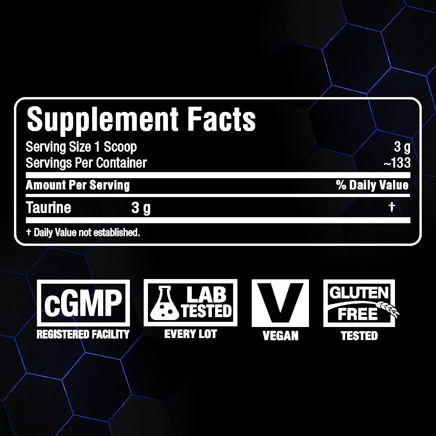ALLMAX Essentials Taurine Powder - 400g (133 Servings) - görsel 8