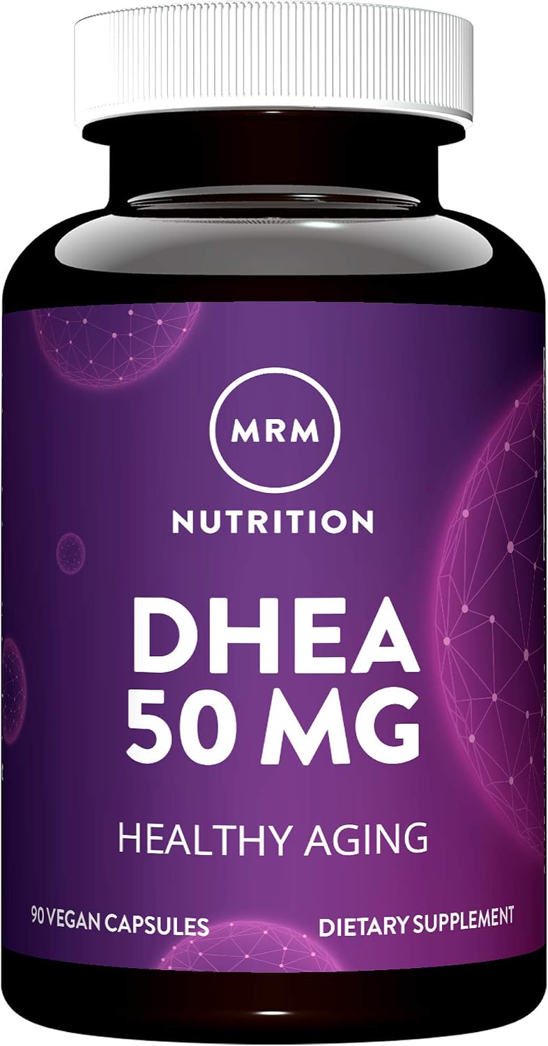 MRM Nutrition DHEA 50 mg - Micronized DHEA Supplement for Healthy Aging - 90 Capsules
