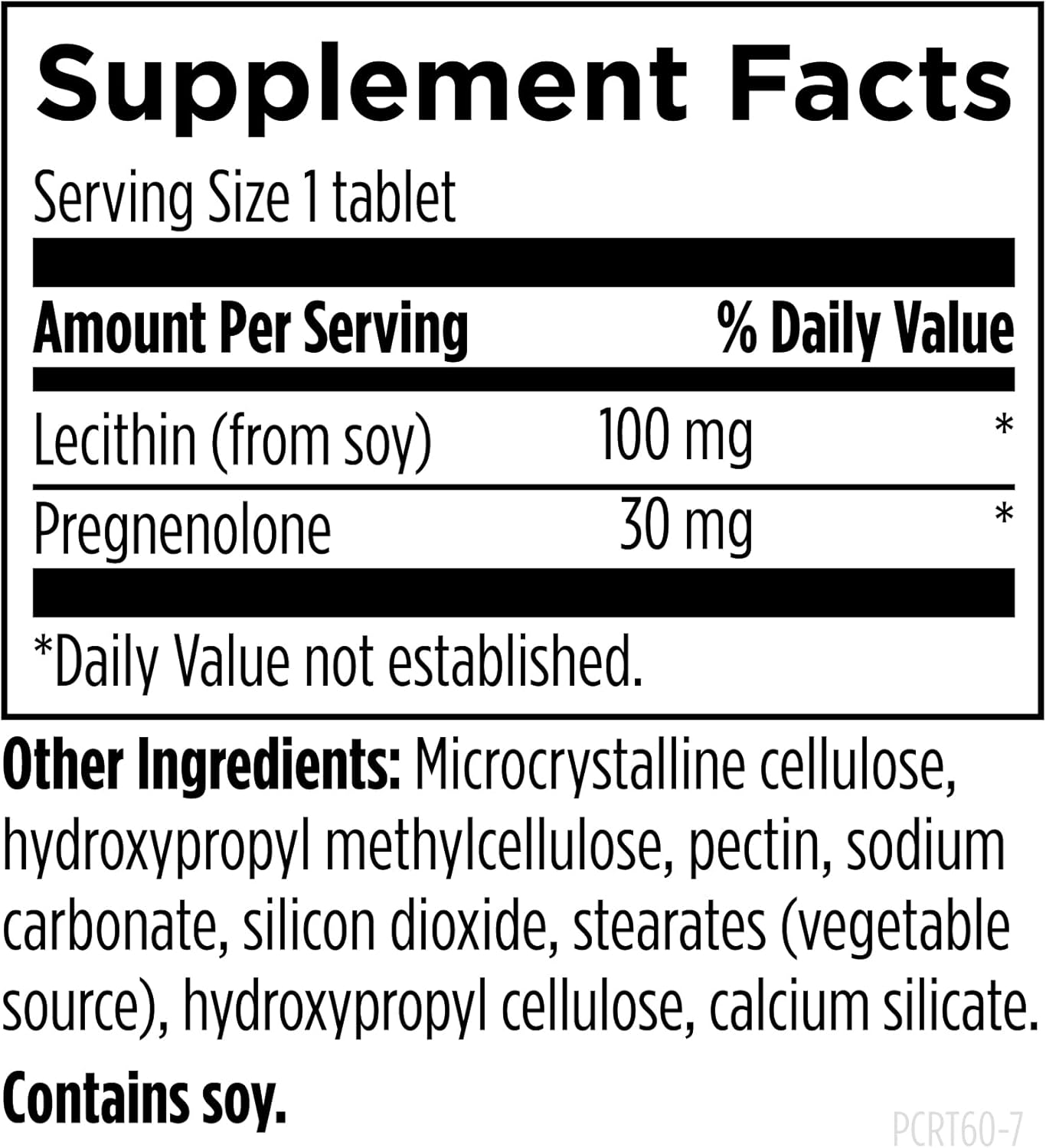 Designs for Health Pregnenolone CRT - 30mg Controlled Release Pregnenolone (10-12 Hour) - Hormone Precursor for Men and Women - Vegan + Non-GMO (60 Tablets)