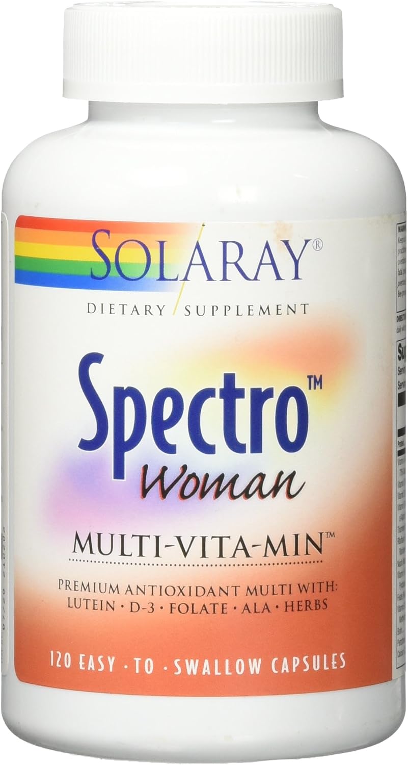 SOLARAY Spectro Multivitamin for Women, 120 Capsules