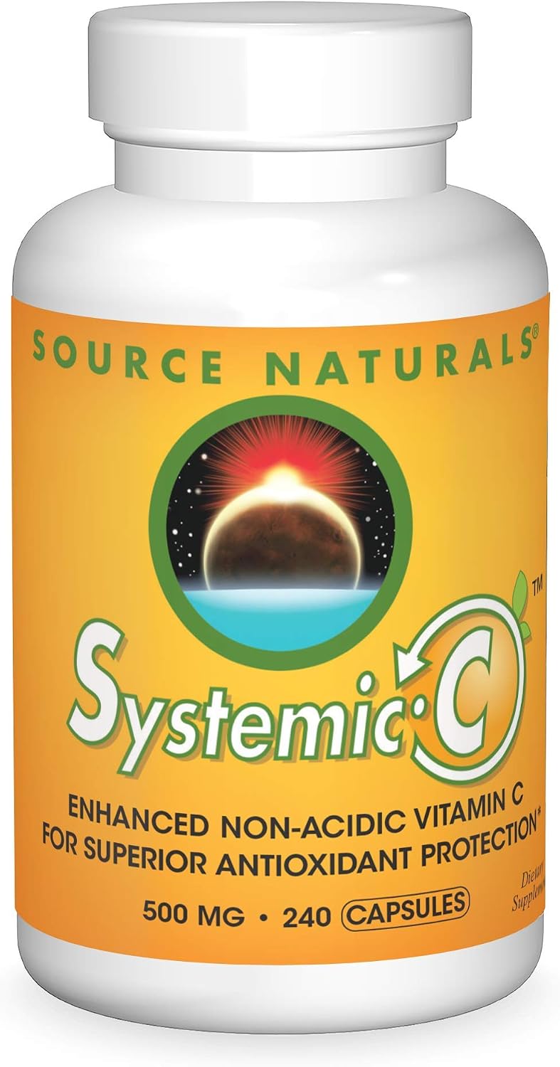 Source Naturals Systemic C, 500 mg - 120 Capsules