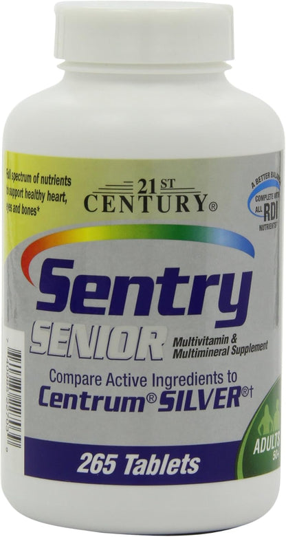 21st Century Sentry Senior, 265 Tablets (Pack of 2)
