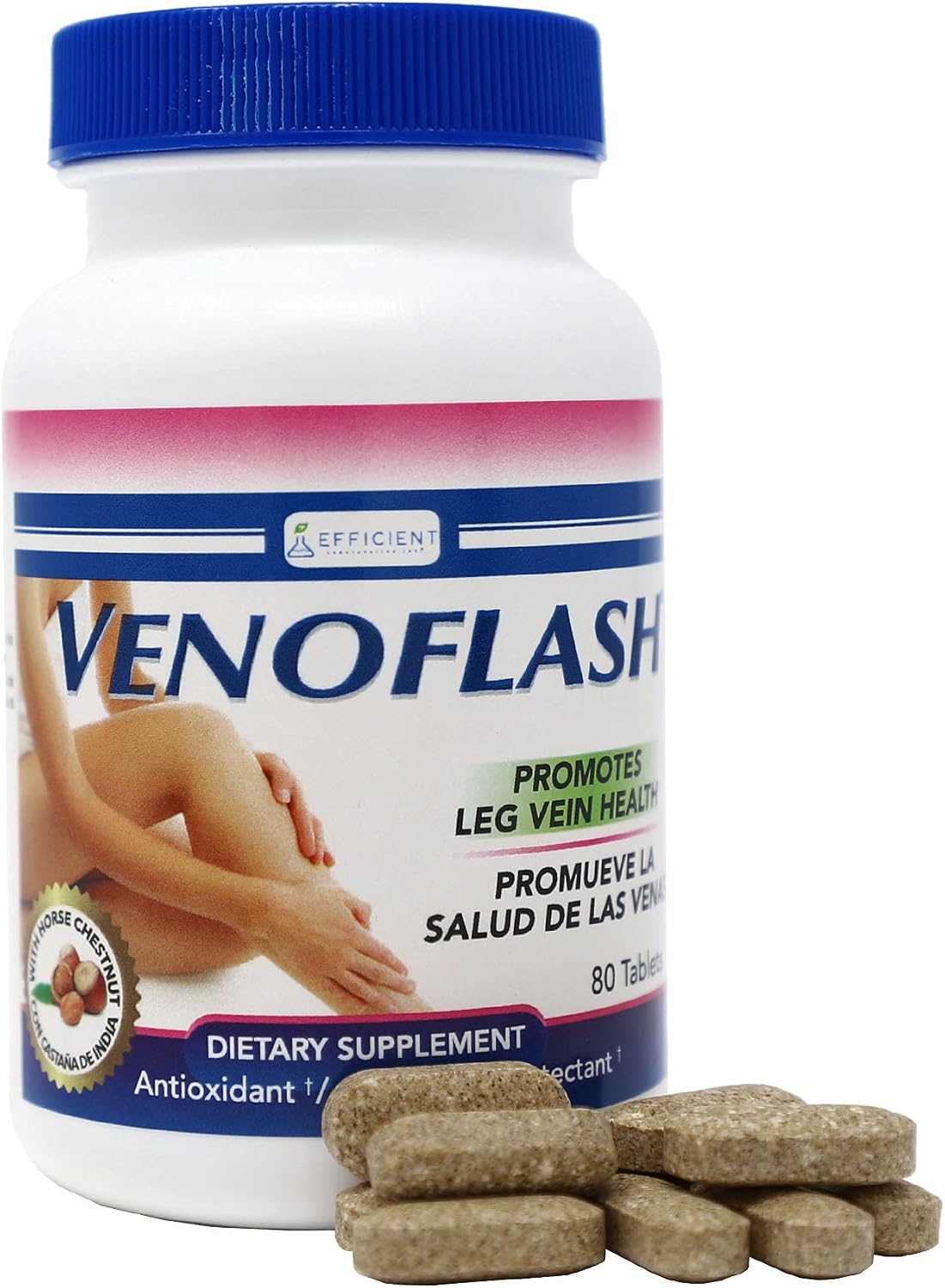 Venoflash Regular Dietary Supplement – Leg Vein Health Support, 80 Tablets