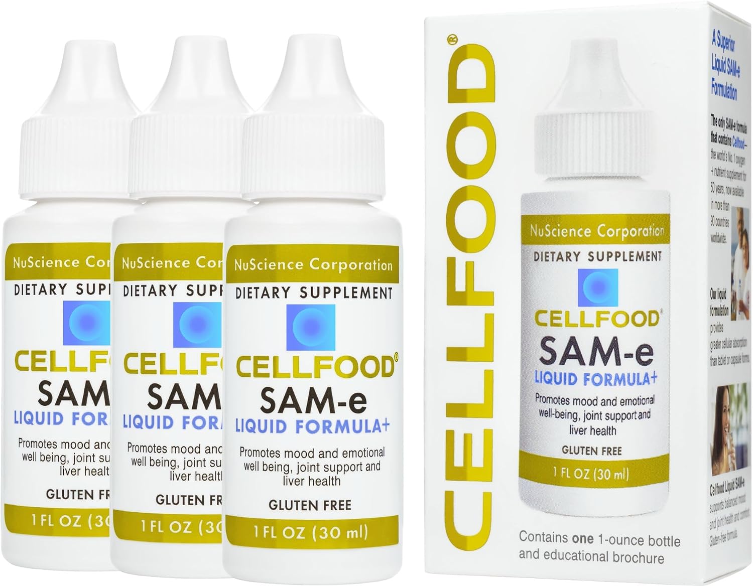 Cellfood SAM-e Liquid Formula+ - 30 ml (30-Day Supply)