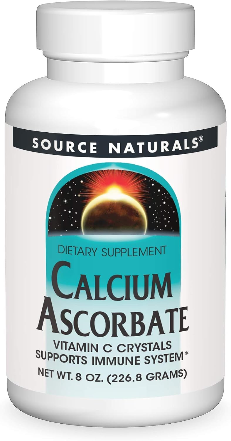 Source Naturals Calcium Ascorbate, Vitamin C Crystals - 227 g