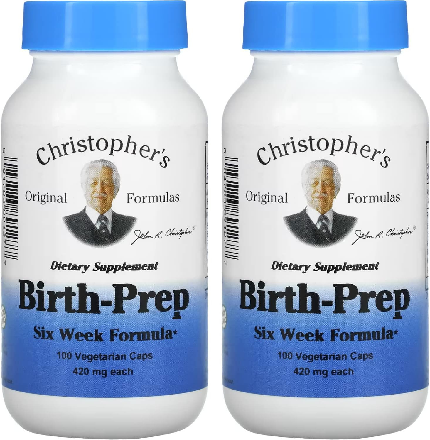 Dr. Christopher's Original Formulas, Birth-Preparation Six Week Formula, 420 mg, 100 Veggie Caps (Pack of 2)