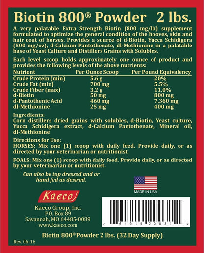 Biotin 800 Powder by Kaeco