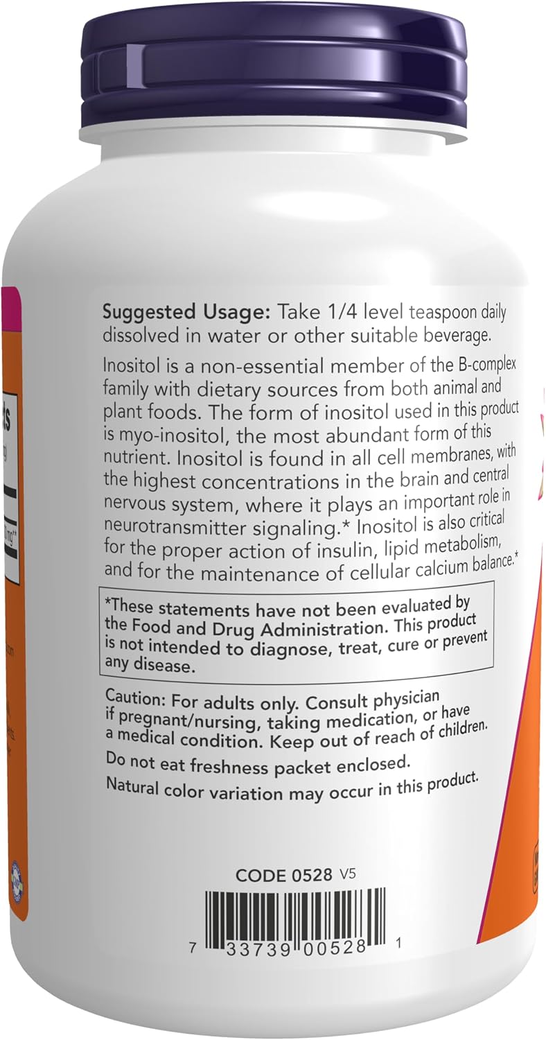 NOW Foods Inositol Powder, 8 oz