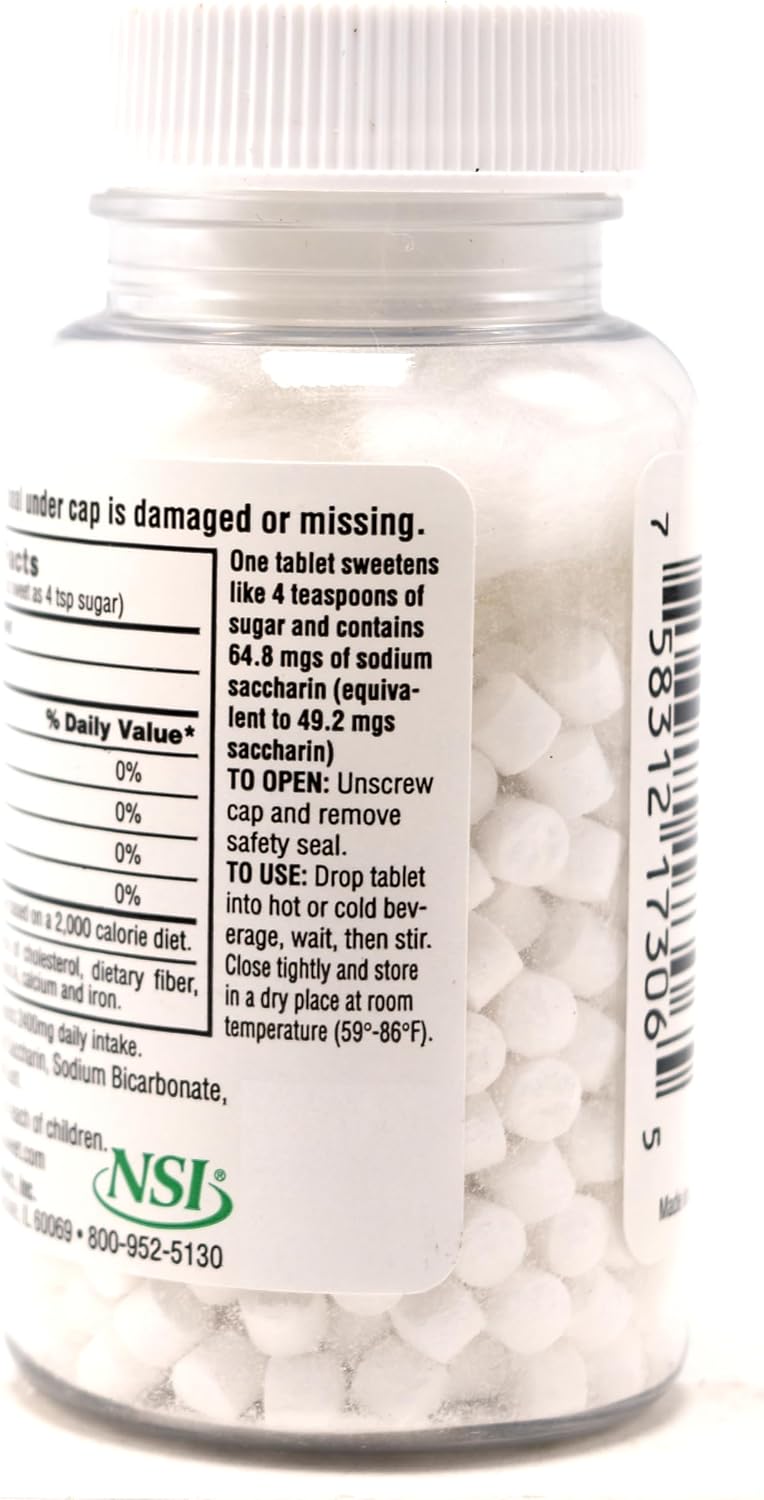 Necta Sweet Sugar Substitute Tablets, 1.0 g, 500 Count