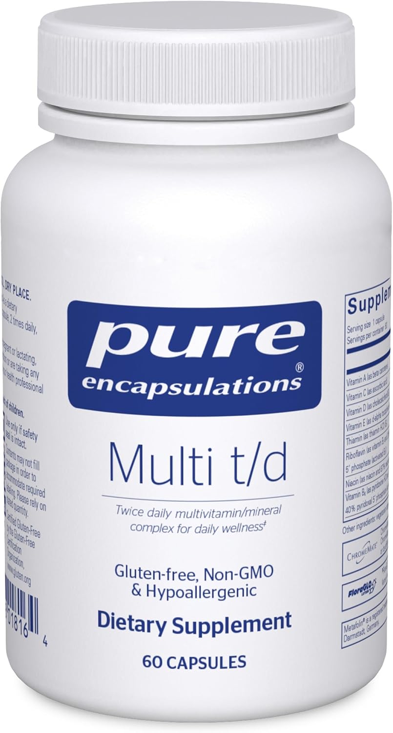 Pure Encapsulations Multi T/D - Multivitamin and Mineral Supplement