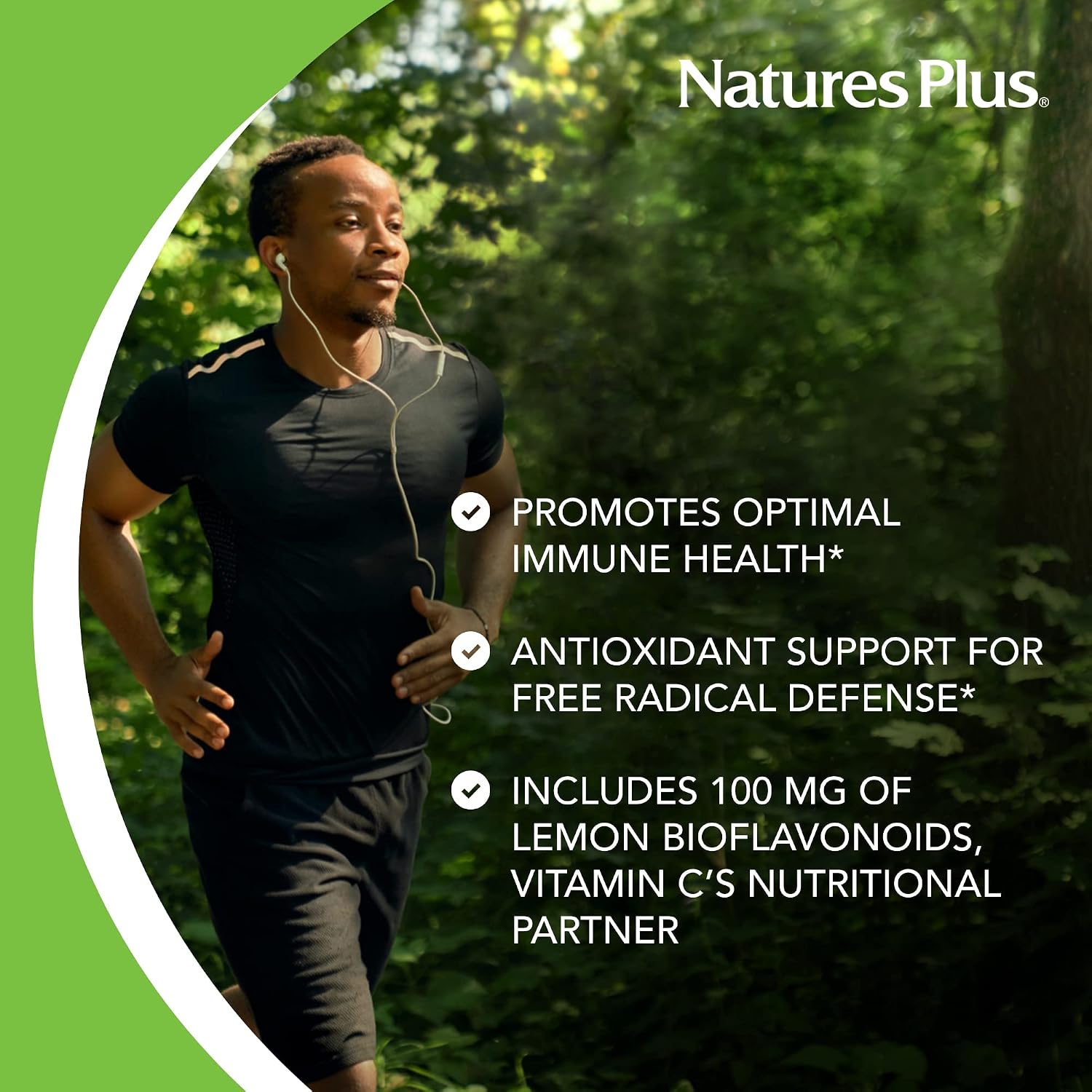 NaturesPlus Liquid Vitamin C – 1000 mg with Lemon Bioflavonoids, 240 mL