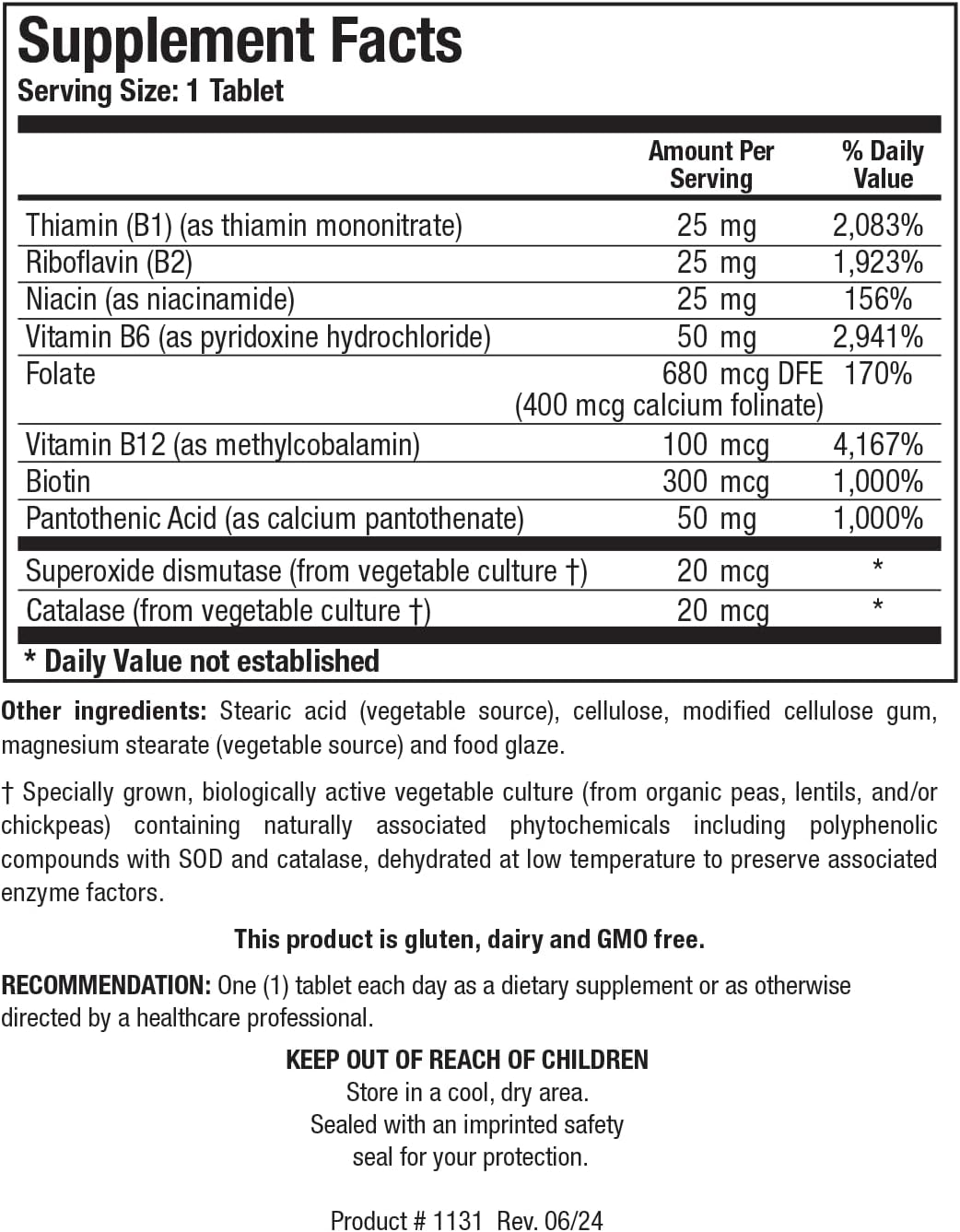 BIOTICS RESEARCH Bio B Complex – High Potency B-Complex with Folate and Vitamins B2, B6, B12 - görsel 2