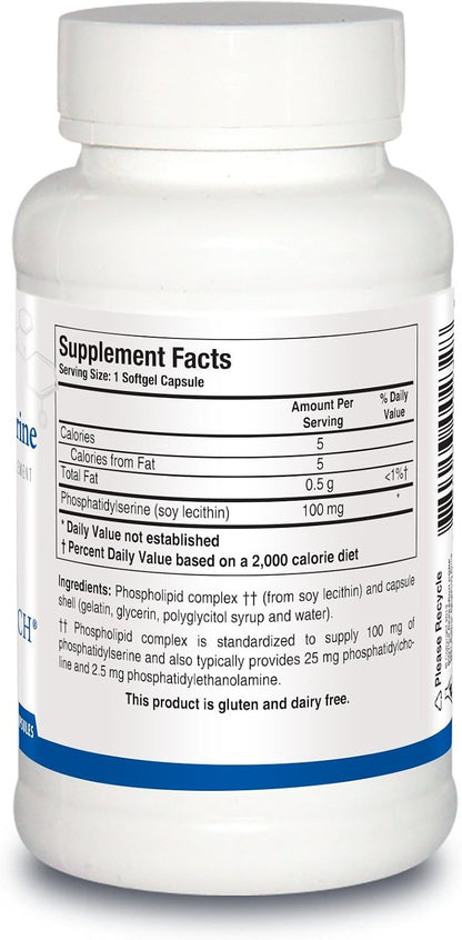 BIOTICS RESEARCH Phosphatidylserine 90 Softgels