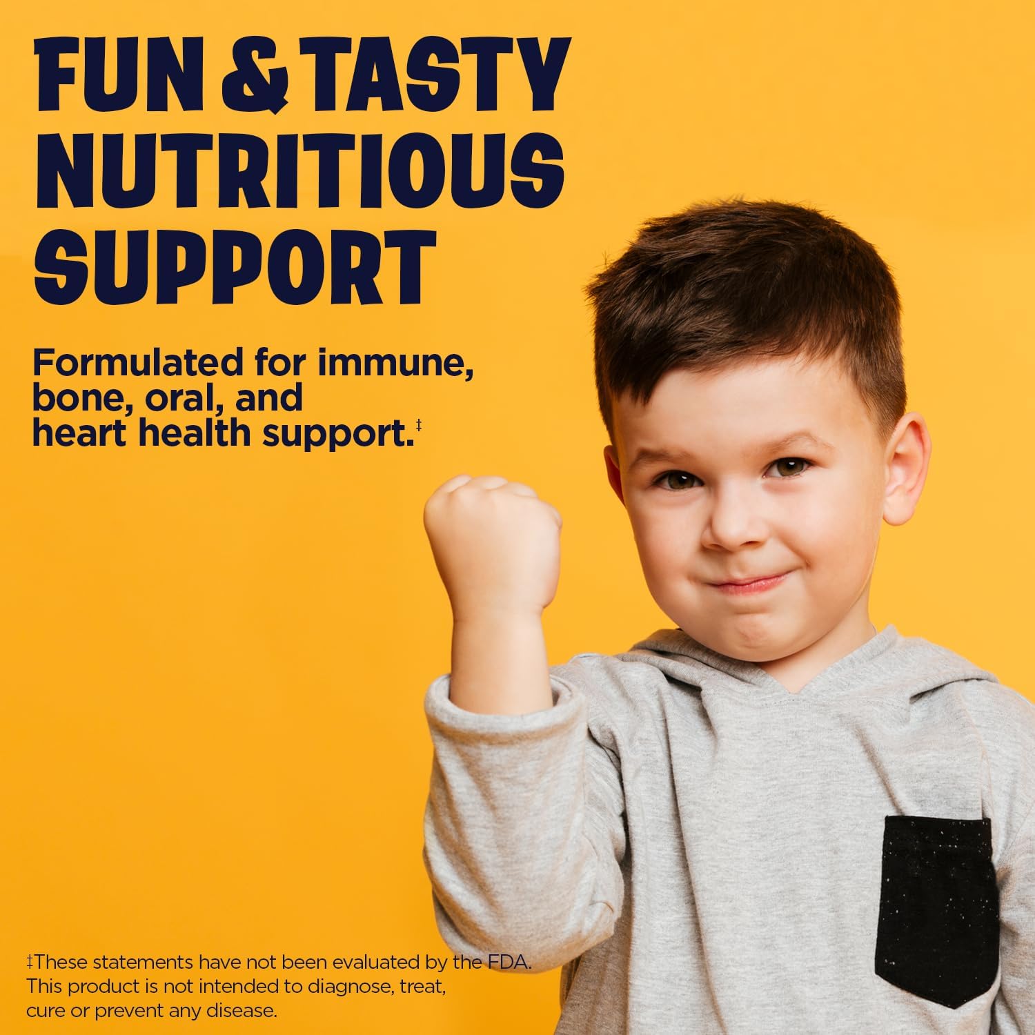 KAL Vitamin D-Rex Chewable - Children's Vitamin D3 400 IU, Bubble Gum Flavour, 90 Chewables