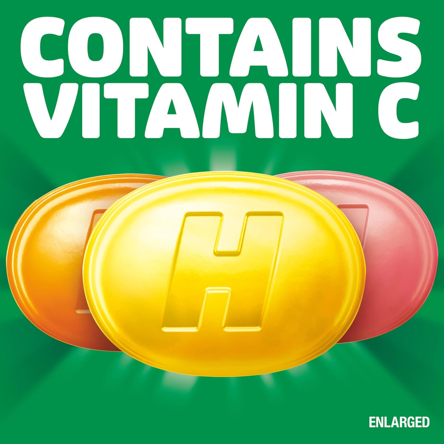 HALLS Defense Vitamin C Drops, Assorted Citrus, Sugar-Free - 300 ct