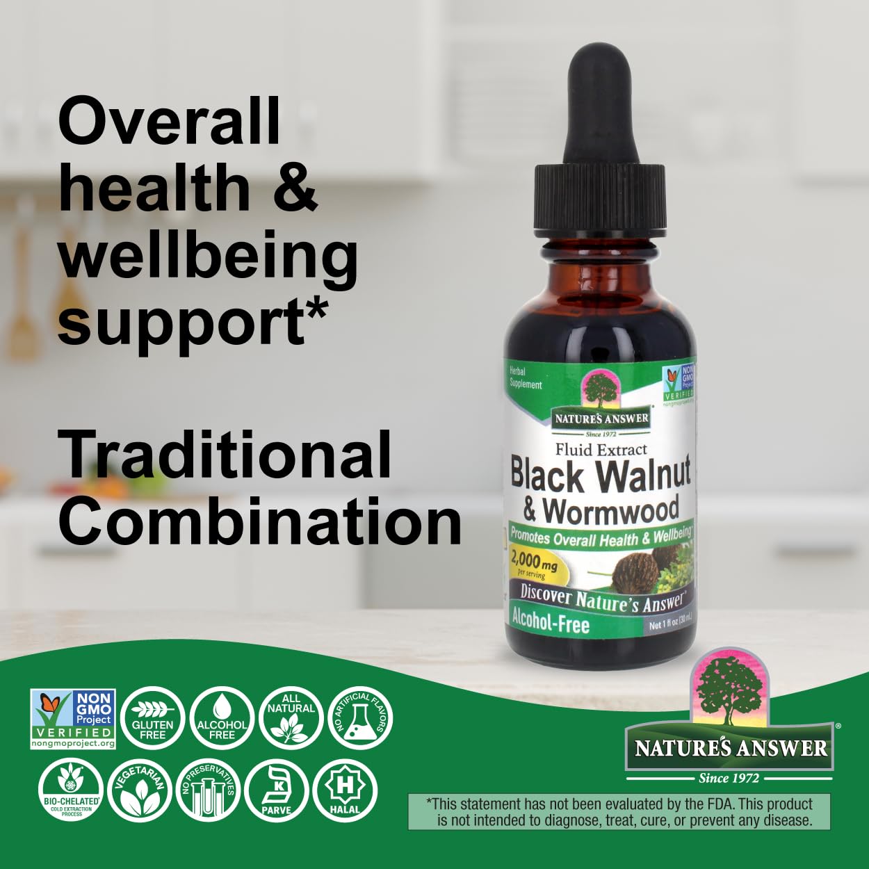Nature's Answer Black Walnut and Wormwood (Value Pack of 3)