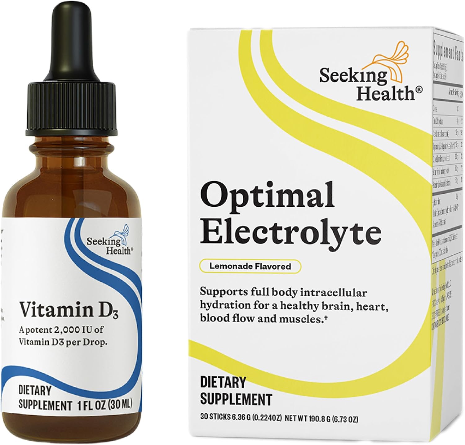 Seeking Health Vitamin D3 Drops - 2,000 IU per Serving, 30 mL (1 FL oz, 900 Servings)