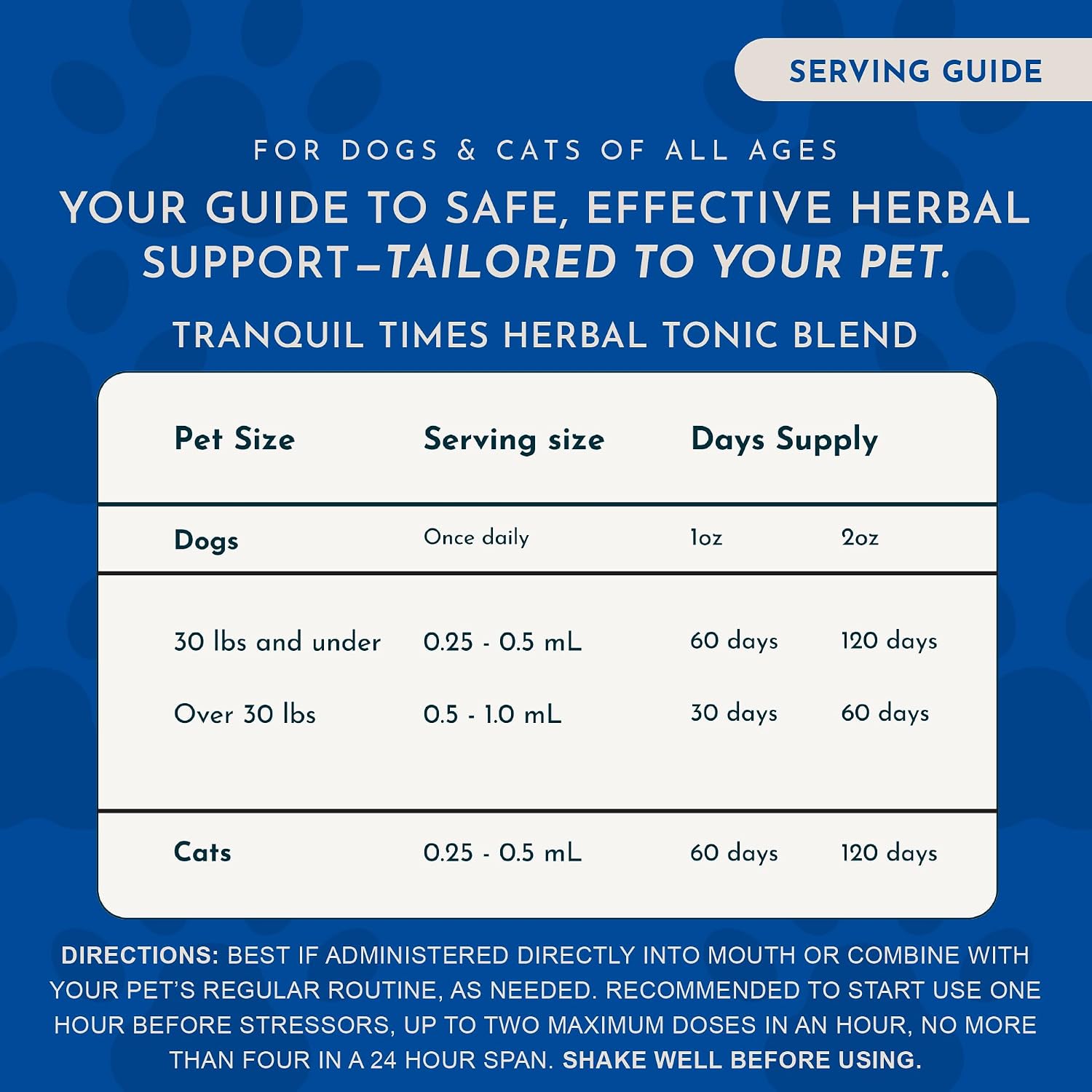 Tranquility Blend – Organic Valerian Root Calming Drops for Dogs and Cats
