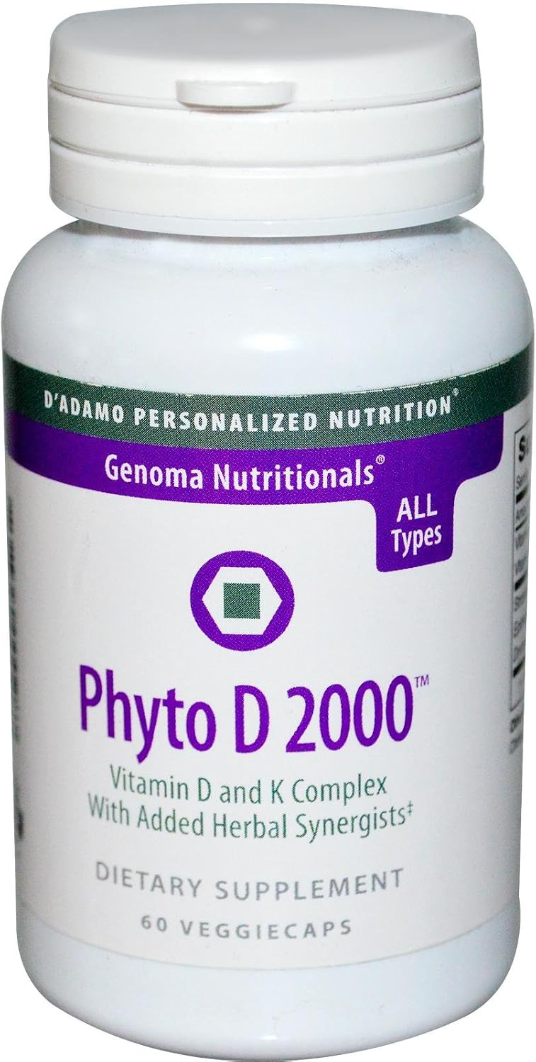 D'Adamo Personalized Nutrition Phyto D 2000, 60 vcaps