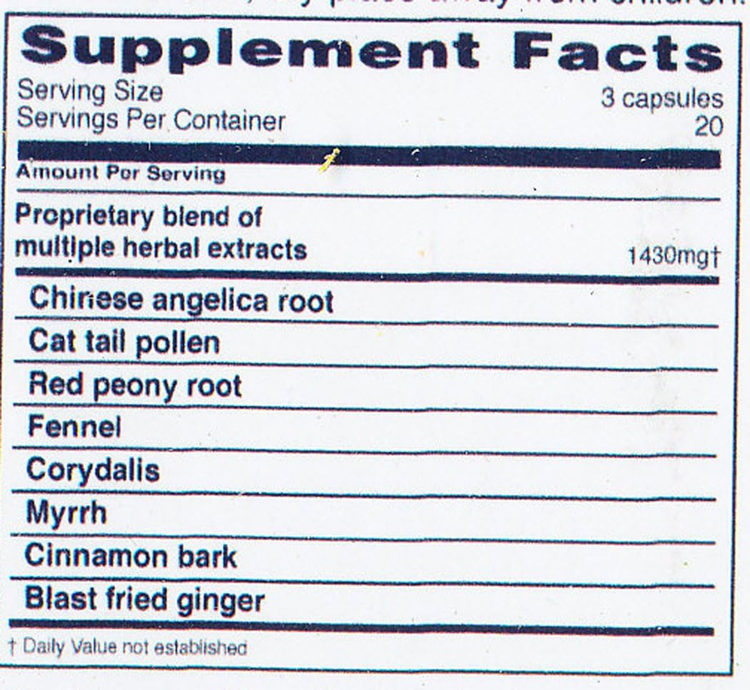 Female Fertility Builder Supplement, 60 Capsules