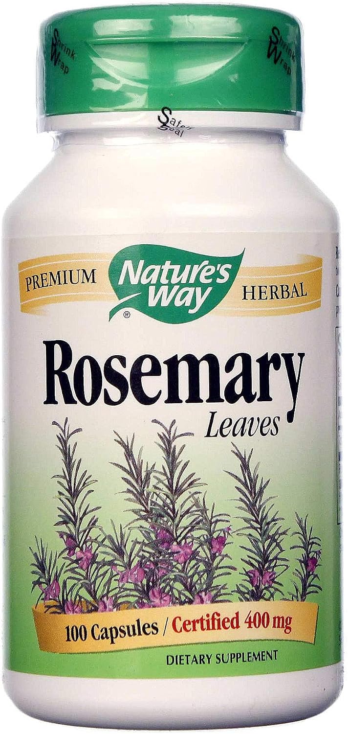 Nature's Way Rosemary Leaves - 100 Capsules (Pack of 2)