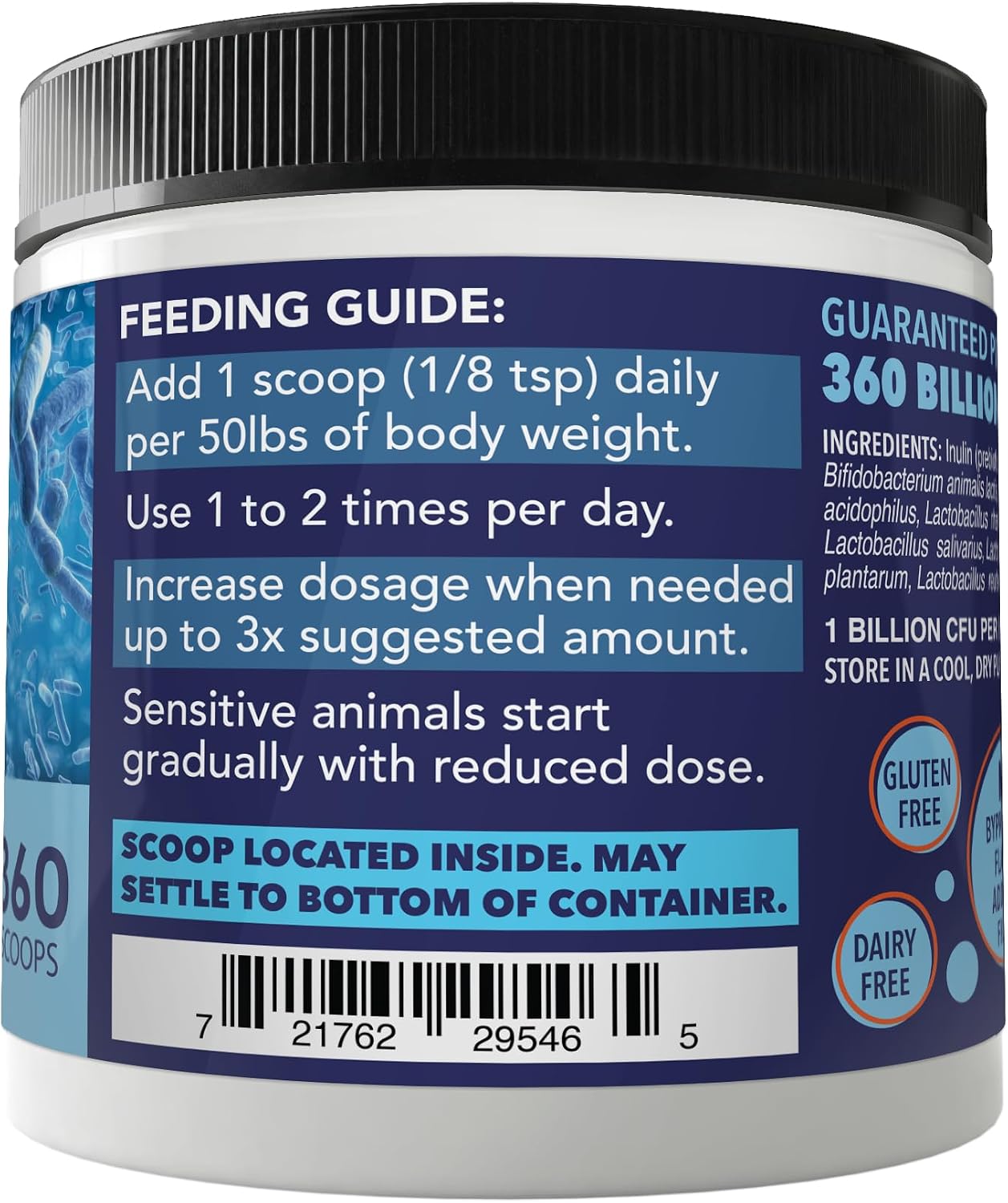 NUSENTIA Probiotic Miracle for Dogs (360 Scoops)