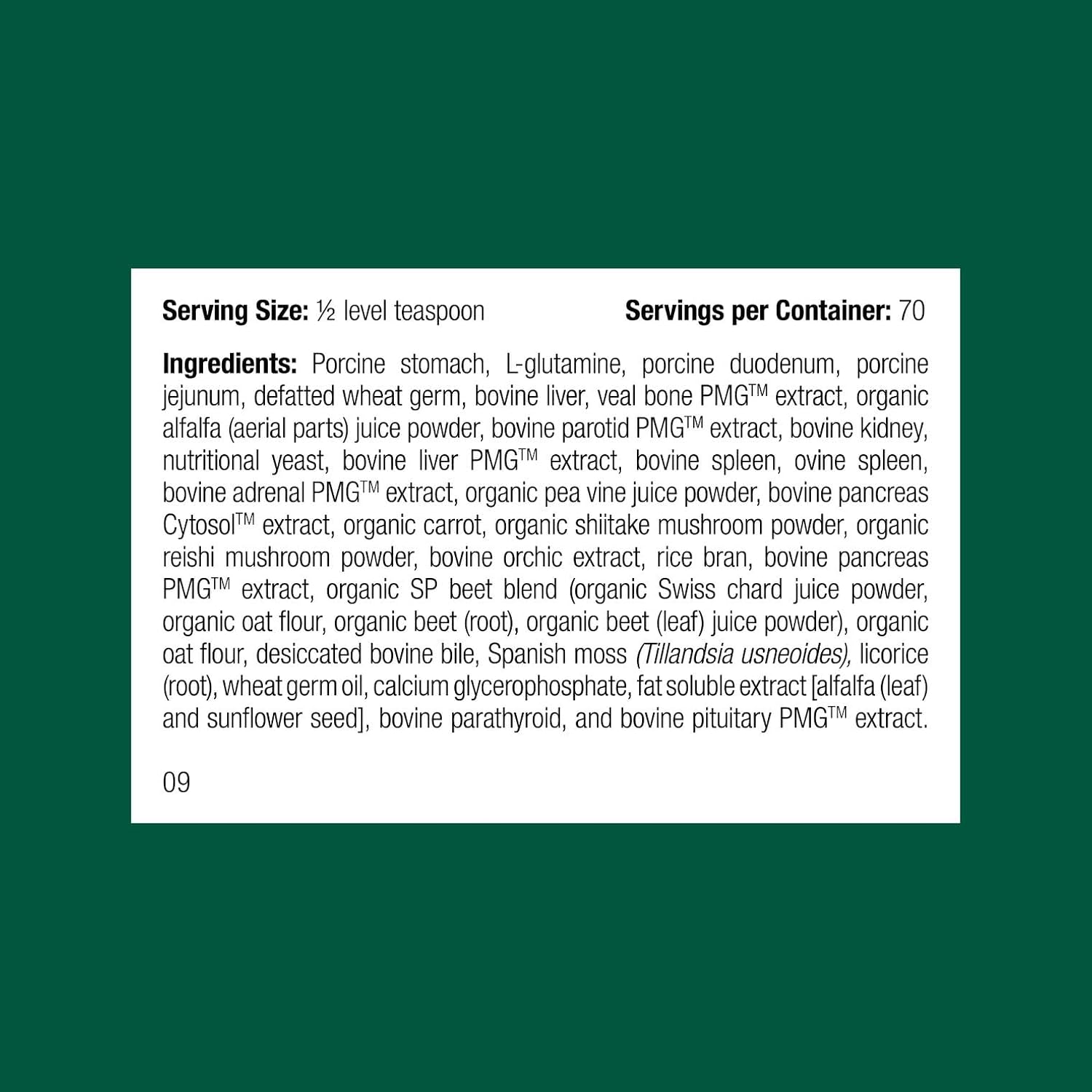 Standard Process Canine Enteric Support – Digestive Supplement for Dogs