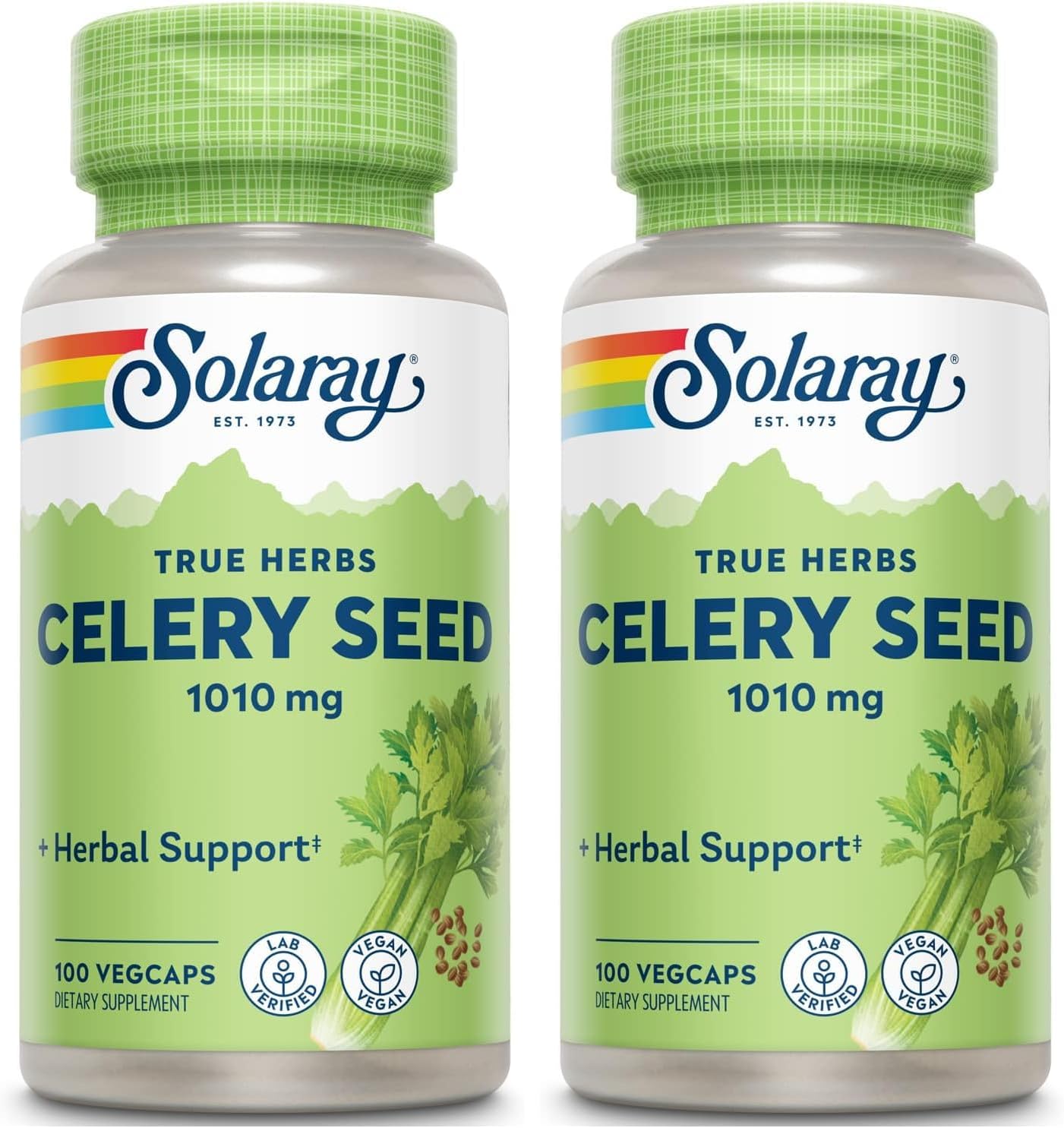 Solaray Celery Seed, 505 mg, 100 Vegetarian Capsules