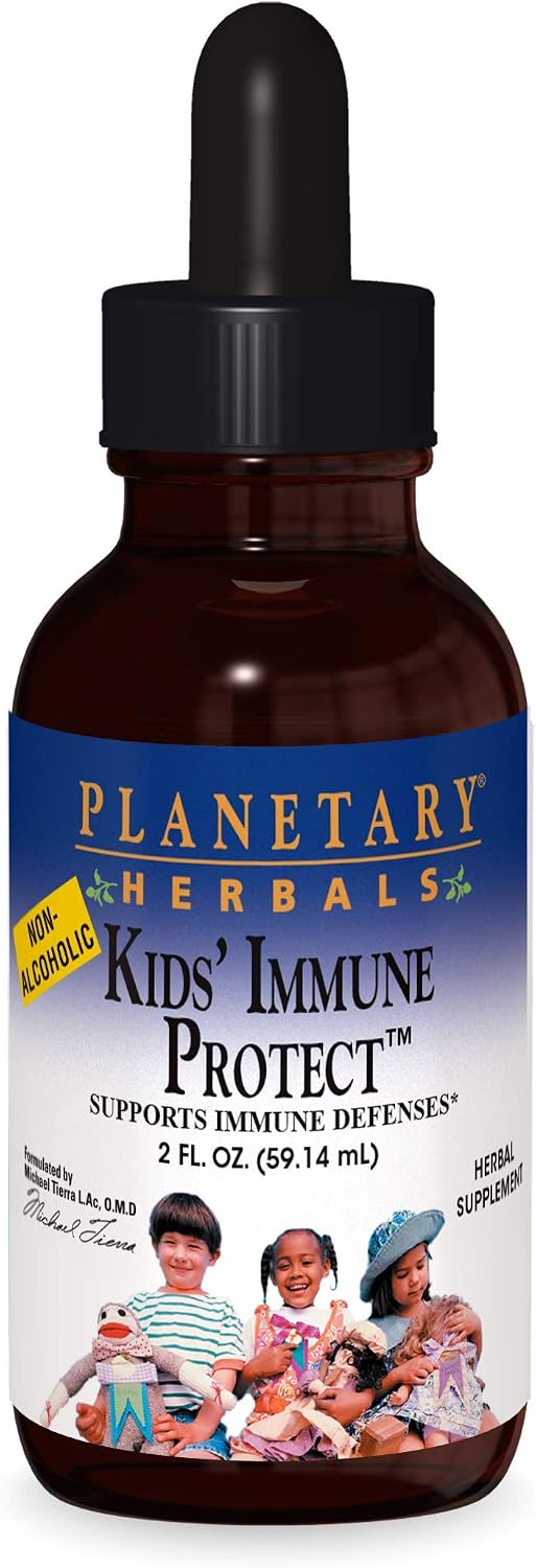 Planetary Herbals Immune Protect Liquid for Kids, 2 Fluid Ounce
