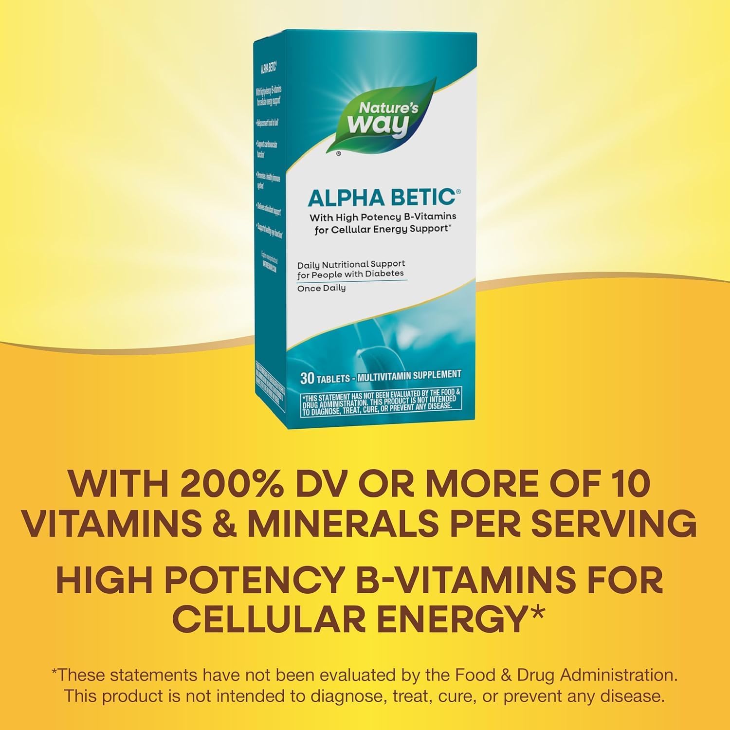 Alpha Betic Multi-Vitamin - 30 Capsules (4-Pack) - görsel 3