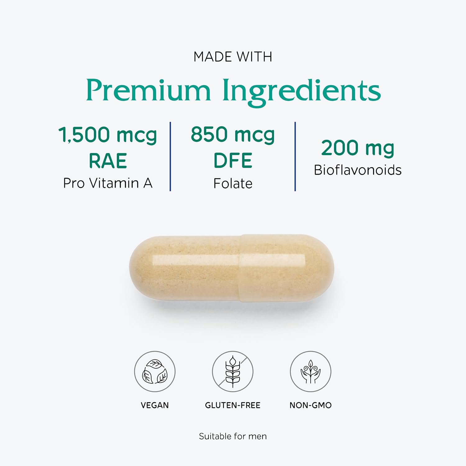Vitanica Women's Symmetry - High Potency Multivitamin & Mineral, Vegan, 90 Capsules