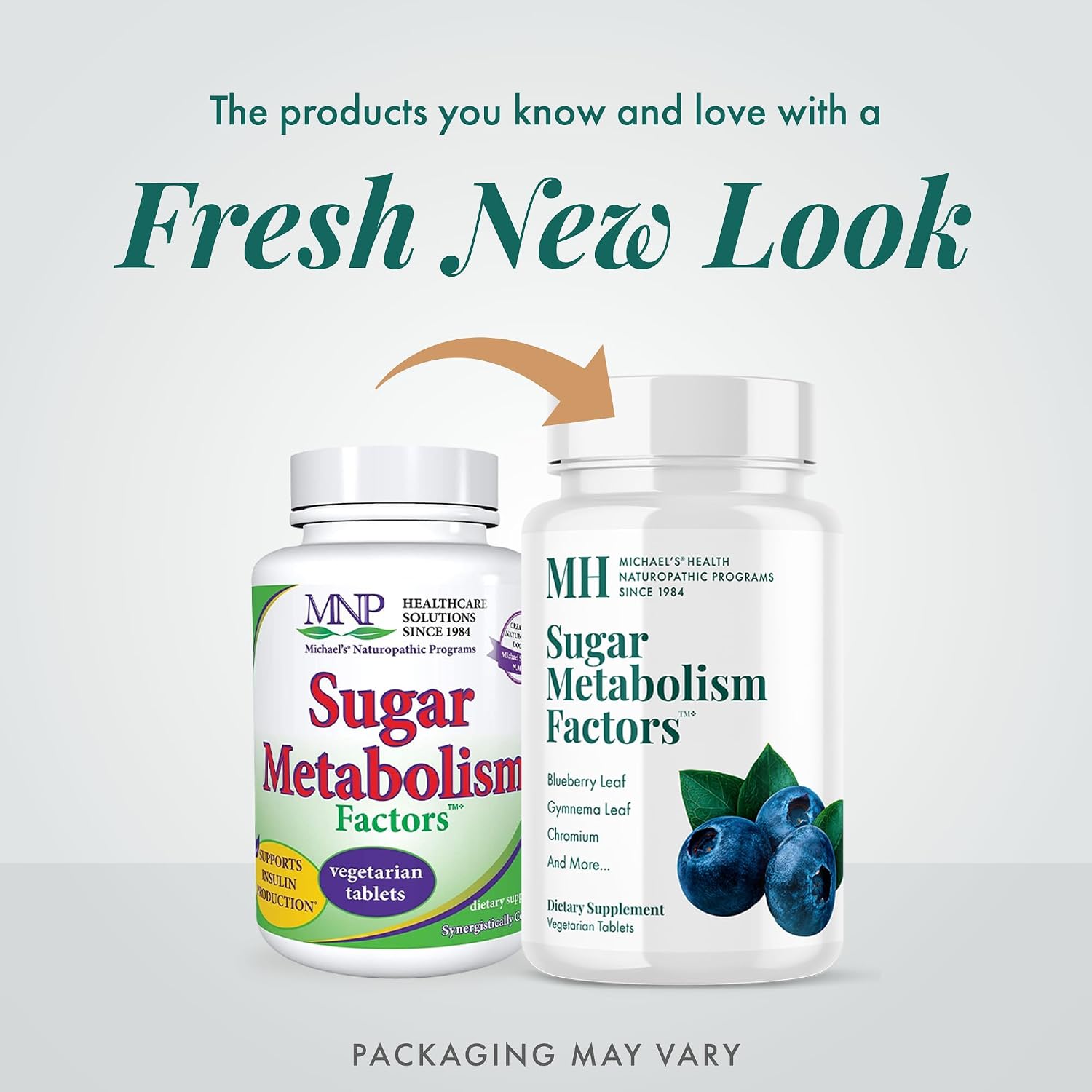 MICHAEL'S Health Naturopathic Programs Sugar Metabolism Factors – 90 Vegetarian Tablets