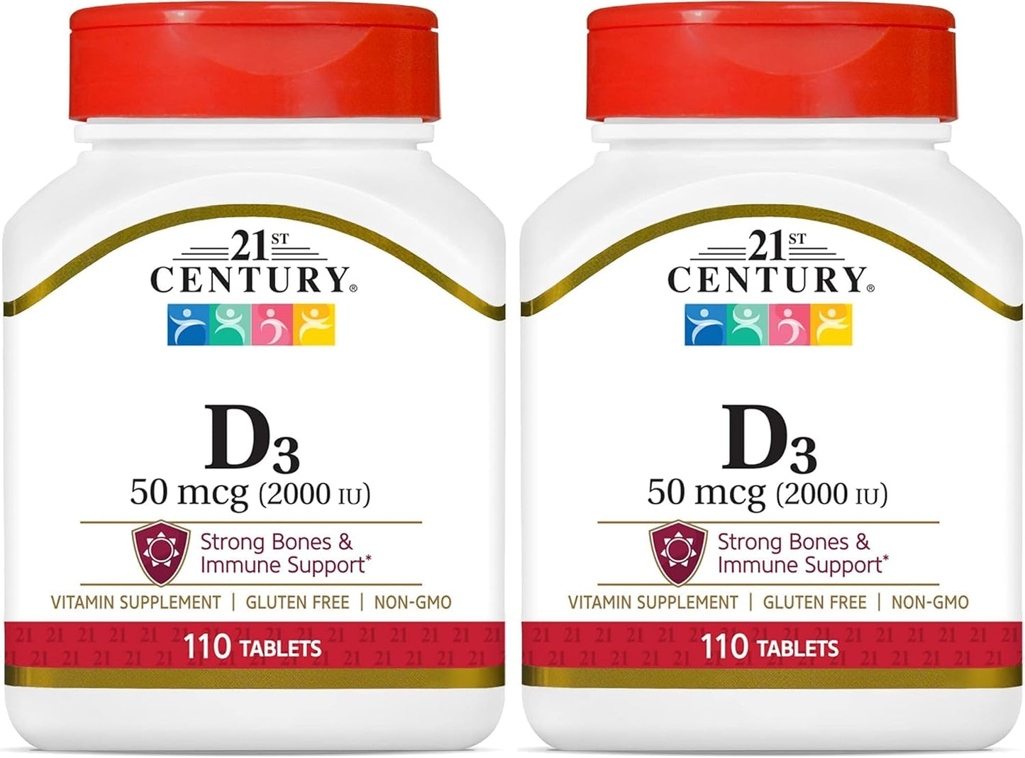 21st Century D3 2000 IU Tablets, 110 Count - görsel 7