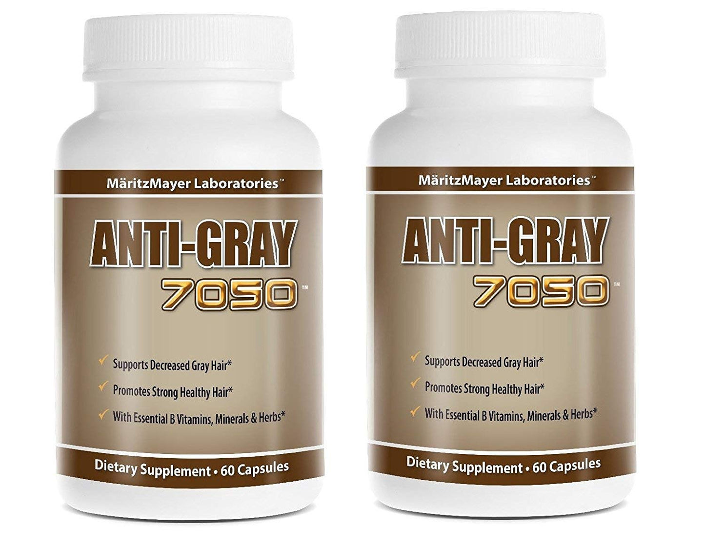 Anti-Gray 7050 Hair 60 Capsules - Hair Health Supplement with B Vitamins, Minerals & Herbs - görsel 3