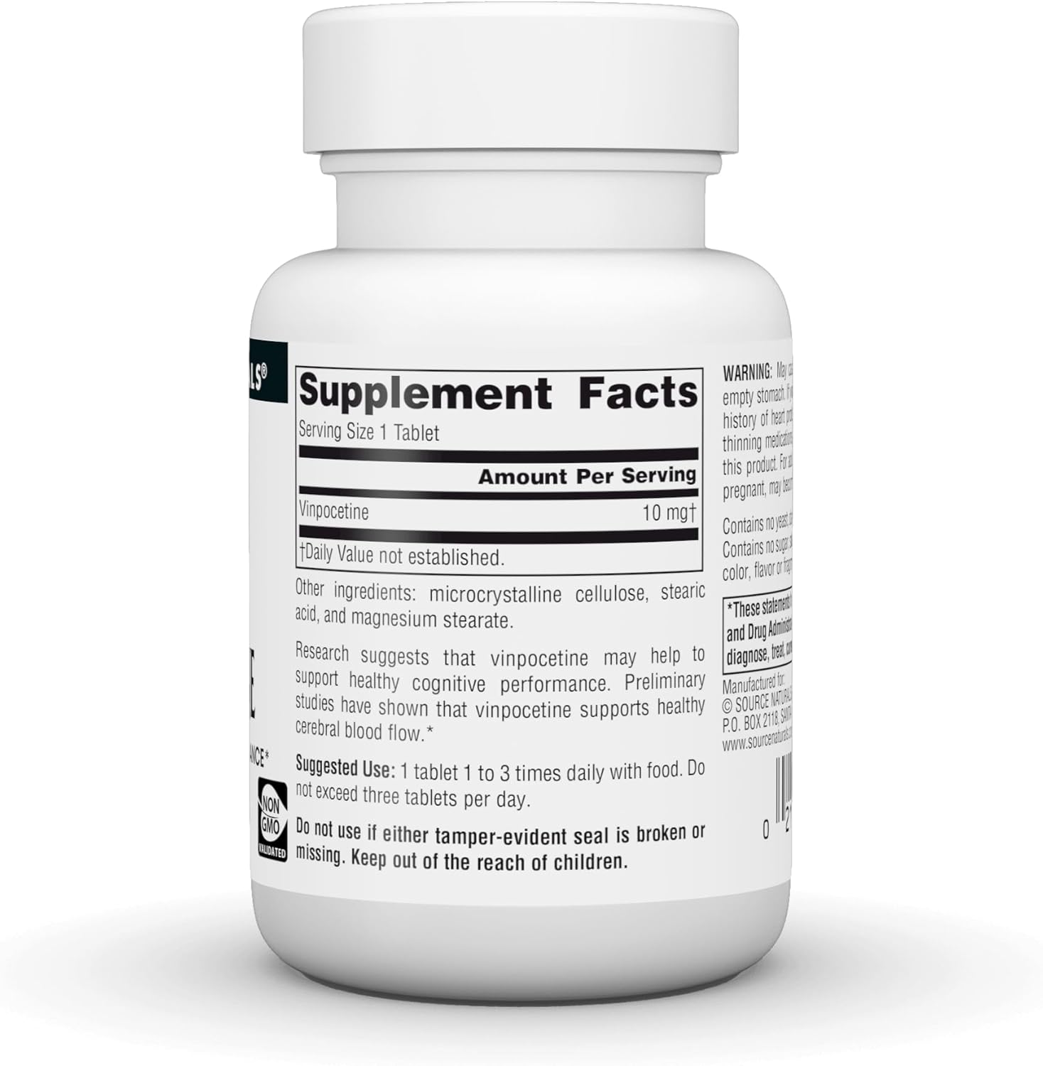 Source Naturals Vinpocetine 10 mg - 60 Tablets