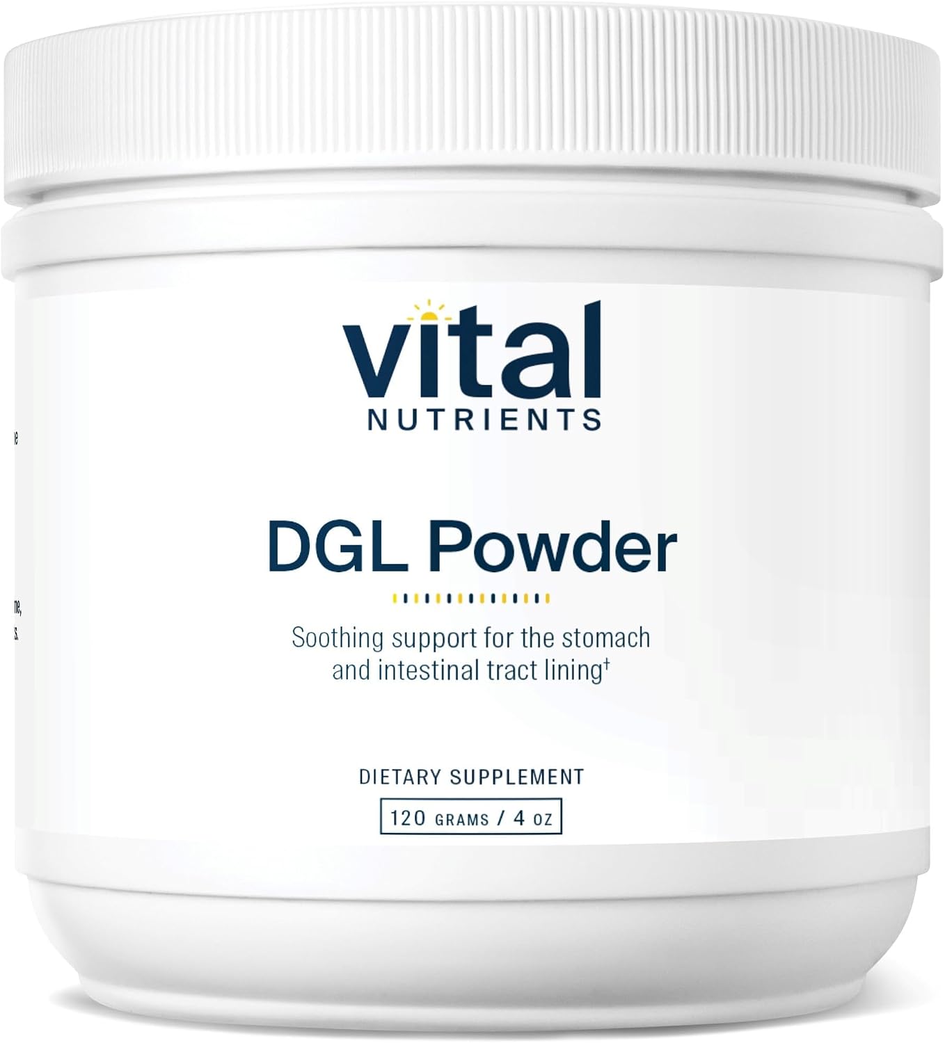 Vital Nutrients DGL Powder - Deglycyrrhizinated Licorice Root Extract, Vegan, 120 g