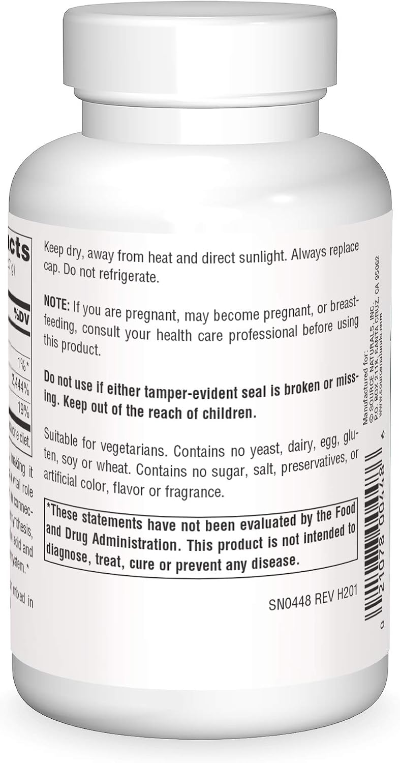 Source Naturals Calcium Ascorbate, Vitamin C Crystals - 227 g