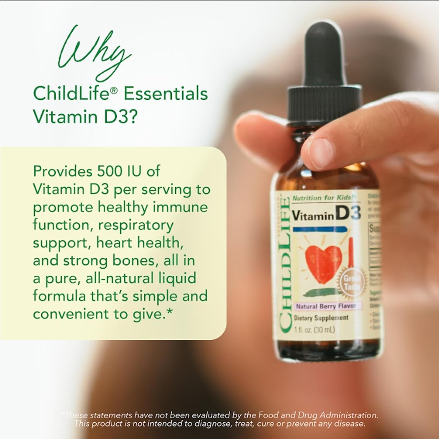 ChildLife Essentials Vitamin D3 Mixed Berry 30 mL