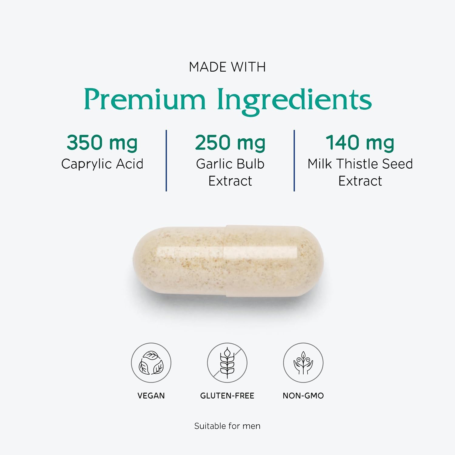 Vitanica Candidastat – Balanced Support – Vegan, 60 Capsules
