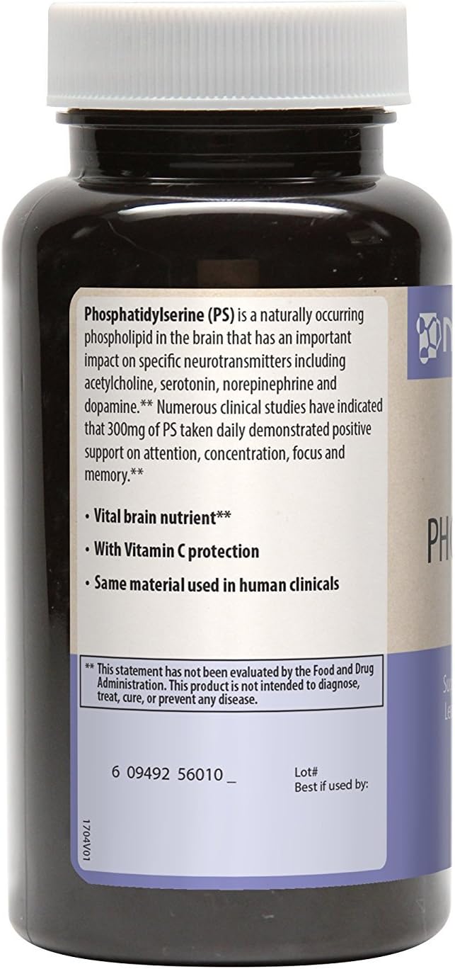 MRM Nutrition Phosphatidylserine 100 mg – Brain Health and Cognitive Support Supplement