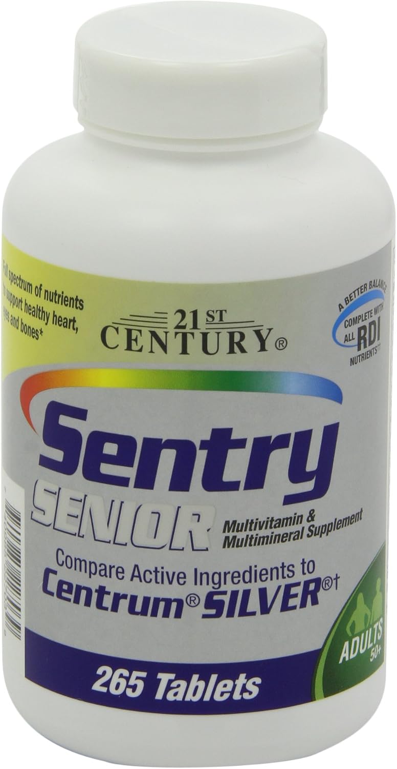21st Century Sentry Senior, 265 Tablets (Pack of 2) - görsel 7